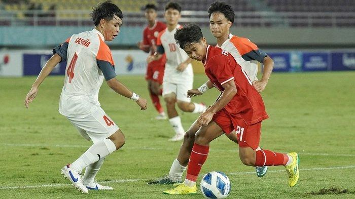 Timnas Indonesia U-20 Unggul 4-0 Saat Lawan India U-20